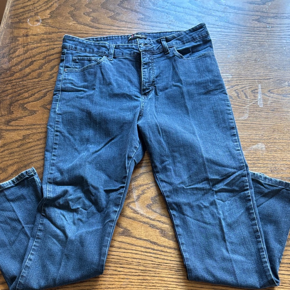 Lee Women's Straight-Leg Jeans in Dark Blue